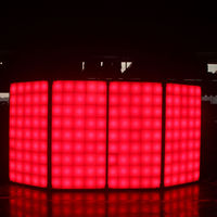Cabina Digital LED plegable para iluminación de DJ, dispositivo portátil para iluminación de discotecas