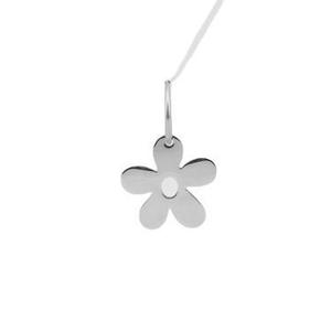 Pendientes de Plata con Diseño Personalizado de Flor Pequeña, Pendientes Colgantes de Acero Inoxidable para Mujer, Joyería de Moda al por Mayor - Product Image 6