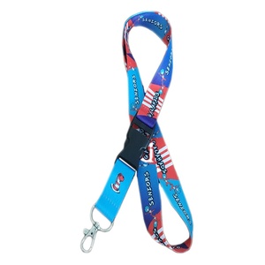 Giá thấp biểu tượng tùy chỉnh dây polyester cổ với cá miệng Snap hook + Breakaway khóa - Product Image 3