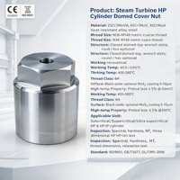 Mur Baut Tutup Silinder Turbin Uap Bowzon 380V 50Hz untuk Casing Turbin Sub-kritis Supercritical Ultra-supercritical