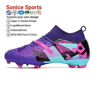 <span class=keywords><strong>Botas</strong></span> de fútbol de nuevo diseño para hombre, <span class=keywords><strong>botas</strong></span> de fútbol de fabricante chino para mujer, zapatillas de fútbol de corte medio - Product Image 6
