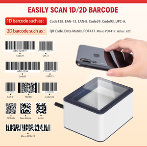 Joad cố định USB máy tính để bàn máy quét mã vạch CMOS cảm biến 640x480 Độ phân giải 1D/2D QR mã đọc A4 Kích thước 32-bit màu Chứng Khoán - Product Image 4