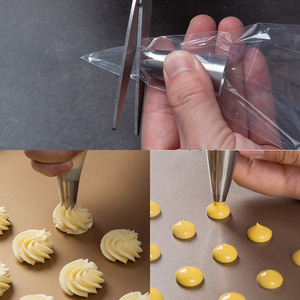Forbake Pastry Bags 100 Pcs PE Material Cake Decorating Supplies - Product Image 3