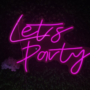Custom LED Logo Neon <b>Light</b> IP67 Warranty Service Acrylic Electronic Sign for Home Party Festival Wedding Decorations - Product Image 1