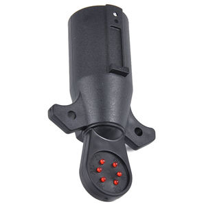 7-Wege-Klinge Anhänger Licht Verkabelung Schaltkreis <span class=keywords><strong>Tester</strong></span> Runde Adapter Pin Stecker RV-Großhandels preis bei BAJUTU-,Ebay,Wish Hot Seller - Product Image 2