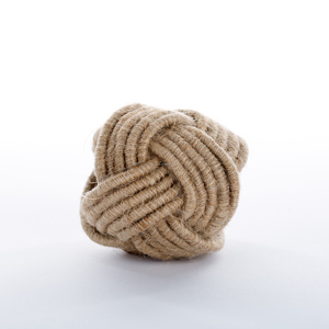 Servilleteros de yute trenzado al por mayor de fábrica, servilletero de <span class=keywords><strong>cuerda</strong></span> de Yute natural tejido a mano, servilleteros trenzados con nudo marinero - Product Image 3