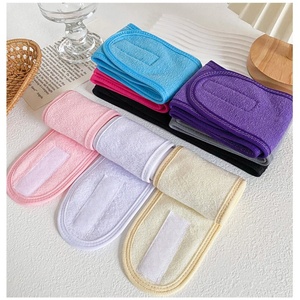 ที่คาดผมไมโครไฟเบอร์แบบติดเวลโครพร้อมโลโก้สั่งทำ ขายส่ง - Product Image 1