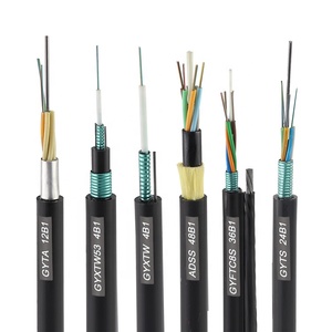 Nhà Máy Giá ngoài trời bọc thép GYXTW sợi cáp quang 2 4 6 8 12 24 48 lõi 1km 2km dây thép sức mạnh cáp quang Nhà cung cấp - Product Image 4