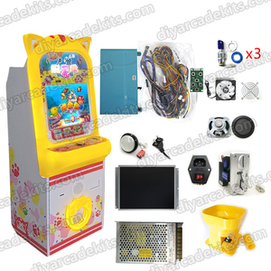Máquina Arcade Infantil que Funciona con Monedas, Juego Little Bobby Bull Boy 6 en 1 con Kit de Placa Base y Gabinete Metálico - Product Image 4
