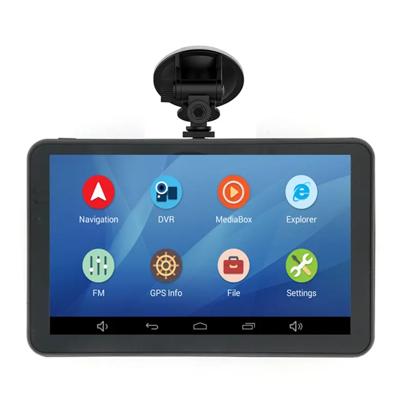 7 Inch Android GPS Truck Car Navigation 768M+16GB Capacitive Touch Screen Navigator 2020 Free Maps