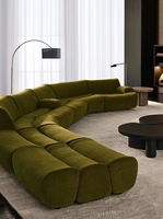 Modulares Designer-Sofa mit Schwammfüllung für Apartments und Wohnzimmer
