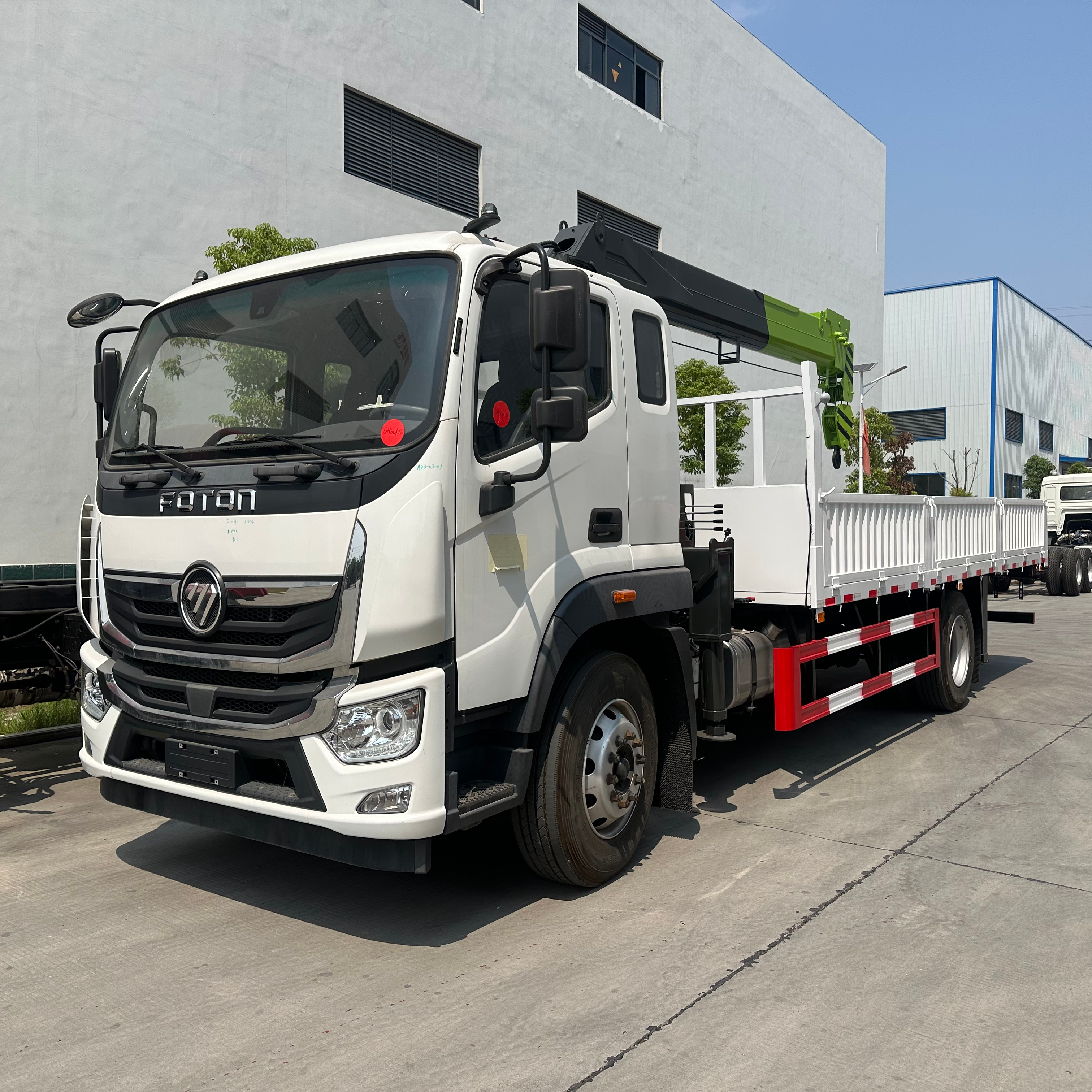 Китайский лучший бренд Foton 4x2 Легкий Грузовой автомобиль с 6-тонным 8-тонным гидравлическим телескопическим подъемным краном