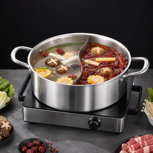 Manufacturer Direct Stainless Steel Chinese Hot <b>Pot</b> Set Multifunction Portable Travel Hotpot <b>for</b> Gas <b>Induction</b> Cooker Home - Product Image 1