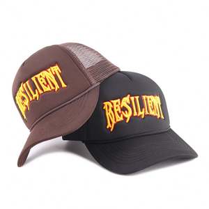 Custom <b>Camo</b> Embroidery Logo Trucker Hat 5 Panel Baseball Trucker <b>Cap</b> Foam Trucker Hats Mesh <b>Cap</b> - Product Image 6