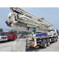 Camion pompe à béton Zoomlion utilisé 37m 42m 48m 52m pompe montée sur camion pour le béton à vendre