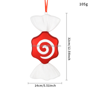 Adornos Colgantes de Caramelo para Árbol de Navidad, Decoración de Jardín de PVC de Alta Calidad, Novedad para Decoraciones Navideñas - Product Image 3