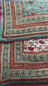 Latest Design Vintage Indian Vintage Kantha Work <b>Quilt</b> Hand Stitched Cotton Printed Pattern for <b>Bedspread</b> Throws/Gudari/Blankets - Product Image 4