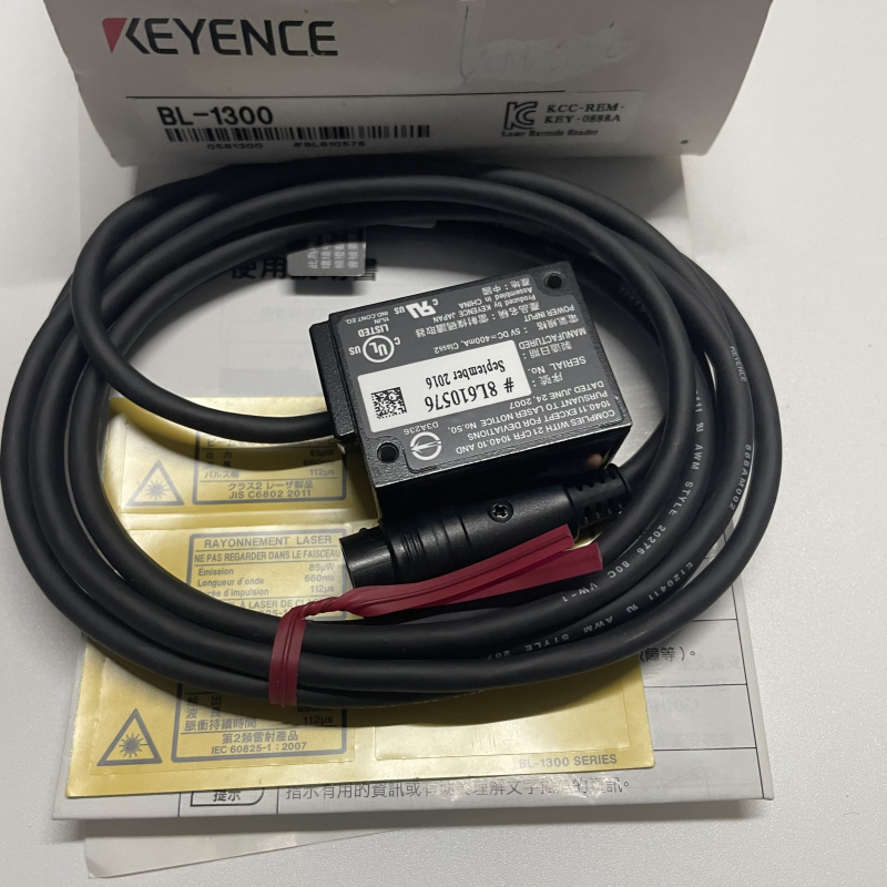 未使用品キーエンス（KEYENCE）超小型デジタルバーコードBL-1300HAD KEYENCE BL-1300 - Ultra-Compact Digital Barcode Reader