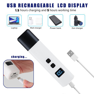 Herramienta de Aseo para Mascotas con Pantalla Digital, Cortaúñas para Perros y Gatos, Recargable, de 2 Velocidades, con Pantalla Digital y Luz - Product Image 6