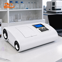 Espectrofotómetro UV-Vis de Doble Haz AELAB 190-1100nm con Ancho de Banda Espectral de 0.5-4.0nm, Escaneo de Espectro Independiente, Software USB