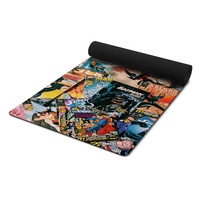 Tapis de bureau gaming grand format personnalisé avec logo imprimé, marque OEM, antidérapant, en tissu caoutchouté, sublimation, épaisseur 2-7mm, carré/rectangulaire