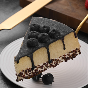 Juego de Cuchillo y Servidor <span class=keywords><strong>para</strong></span> Pastel de Queso de Acero Inoxidable, Juego de Servir Postres Dorado Arcoíris <span class=keywords><strong>para</strong></span> Bodas, Cumpleaños, Pastelería y Catering - Product Image 3