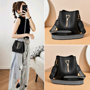 New PU Leather Shoulder Bags for Women <b>Top</b> Handle Cross Satchel Handbag Set Hand Bags for Ladies - Product Image 5