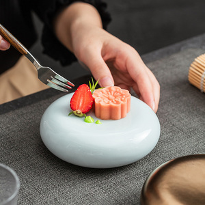 Piatto da Cena in <span class=keywords><strong>Porcellana</strong></span> 2026 per Tavolo da Cucina, Forma a Ciottolo, Dipinto a Mano, Lussuoso Piatto per Sushi per Ristoranti <span class=keywords><strong>Moderni</strong></span> - Product Image 4