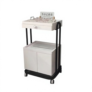 Hot Sale Beauty Bar Multi-functional ABS Beauty Rack Spa White Gray Beauty Equipment <b>Trolley</b> - Product Image 1