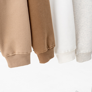 Sudadera con capucha estilo retro para mujer, color liso, lavada, con cremallera, estilo corto, para chicas modernas - Product Image 4