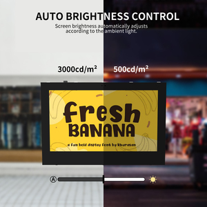 ป้ายดิจิตอล LCD ขนาด 55 นิ้ว สำหรับภายนอกอาคาร ความสว่าง 2500nits มาตรฐาน IP65 จอแสดงผล 4K ความละเอียดสูง ป้ายดิจิตอลและจอแสดงผล - Product Image 4