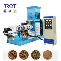 Machine extrudeuse d'aliments pour poissons électrique TRQT, haute productivité, capacité personnalisable, acier au carbone, multi-phases, pour l'alimentation en aquaculture