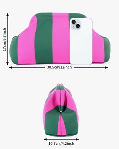 Sacs à main en crochet tissé pour femmes, pochettes de plage, pochettes bouffantes, sacs nuage froncés, trousses de maquillage pour femmes, <span class=keywords><strong>sac</strong></span> tendance - Product Image 6