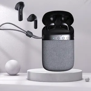 Schlussverkauf 2 In 1 BT 5.1 Wireless Earphone Speaker Geräuschunterdrückung Kopfhörer tragbarer Lautsprecher für draußen