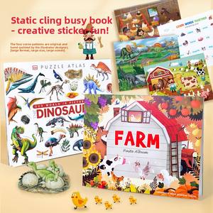 <span class=keywords><strong>Livre</strong></span> d'activités Montessori sur le thème de <span class=keywords><strong>la</strong></span> <span class=keywords><strong>ferme</strong></span>, jouet éducatif pour <span class=keywords><strong>la</strong></span> petite enfance avec adhésif électrostatique pour <span class=keywords><strong>la</strong></span> maternelle - Product Image 3