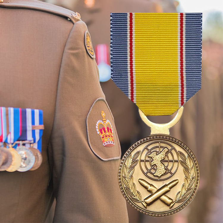 Изготовленный На Заказ Металл чудесное сублимации Мемориал армии лента медали в стиле милитари Северной Кореи медалей
