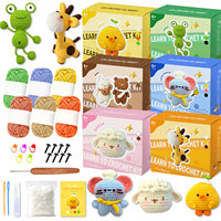 Kit de Crochet DIY en Promotion – Ensemble de Fil à Tricoter Fait Main avec Manuel en Anglais – Best-seller pour Ornements de Poupées – Artisanat en Tissu de Coton