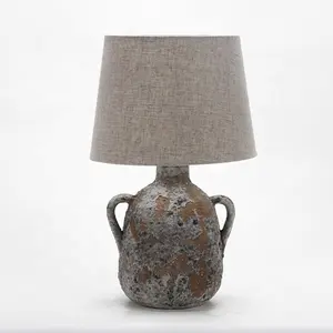Lampe led de chevet en céramique style antique, pour table et bureau