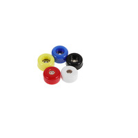 Roues de fingerboard professionnelles en plastique CNC 60D 70D à haute vitesse, longue durée de vie, avec roulement à billes à gorge profonde et cage en céramique