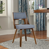 Fournisseur de la Chine Chaise de loisirs Chaise de salle à manger en cuir PU avec pieds en bois pour l'extérieur Chambre à coucher Hôtel Utilisation pour l'heure du café