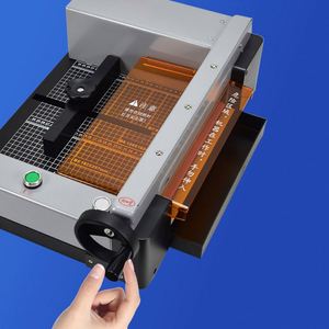 Cortadora de Papel Eléctrica de Escritorio ST-300M, Tamaño A4, 300 mm - Product Image 4