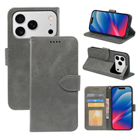 Coque de téléphone portable à succès pour iPhone 18 Pro Max 17e 16e 15 14 iPhone 18 Pro, étui portefeuille en cuir avec porte-cartes