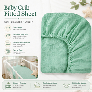 Custom Cotton Crib Sheets Baby Fitted Cover <strong>Cot</strong> Sheet Set for Kids <strong>Bedsheet</strong> for Children Baby Sheet Infant Bedding Set - Product Image 2