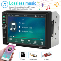 7018b modèle 2 din 7 pouces écran tactile voiture lecteur radio mp5 à bon prix