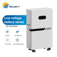 Système de stockage d'énergie solaire domestique, batterie 48V, Power Wall pour stockage photovoltaïque sur toit résidentiel, alimentation de secours hybride hors réseau