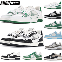 Baskets en cuir pour hommes, nouvelle collection, tendance, personnalisé, petites commandes, rétro, chaussures de basket-ball, SkateBoard