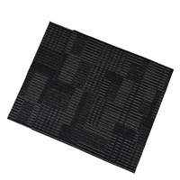 Moquette de bureau moderne en PP emboîtable, écologique, pour usage domestique, avec support en bitume, moquette grise, dalles de moquette de bureau commerciales 50x50cm