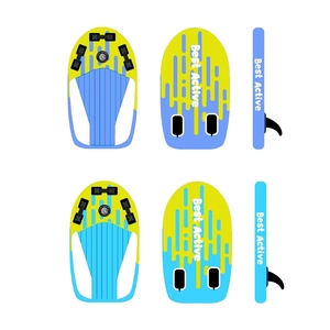 <span class=keywords><strong>Bodyboard</strong></span> de surf, <span class=keywords><strong>gonflable</strong></span> finition brossée, pour le surf aquatique - adapté aux adultes et aux enfants. - Product Image 2