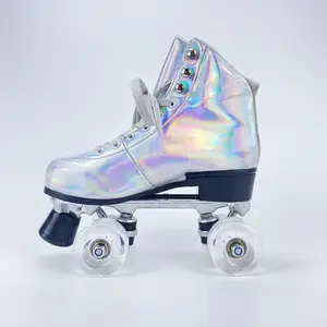 Custom outdoor extreme sports 4 wheel roller skates inline roller skates, To sell cheap flashing roller skate,Hot sell double -