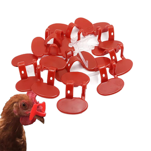 Gafas de plástico para aves de corral, antideslumbrantes para faisanes y pollos, reutilizables y duraderas, para granjas avícolas y venta al por menor - Product Image 1